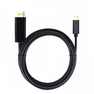 USB C – HDMI -kaapeli 6ft (4K @ 60Hz), tyyppi C – HDMI-kaapeli [yhteensopiva Thunderbolt 3] MacBook Pro 16 '' 2019\/2018\/2017, MacBook Air \/ iPad Pro 2019\/2018, Surface Book 2, Samsung S10 , ja enemmän