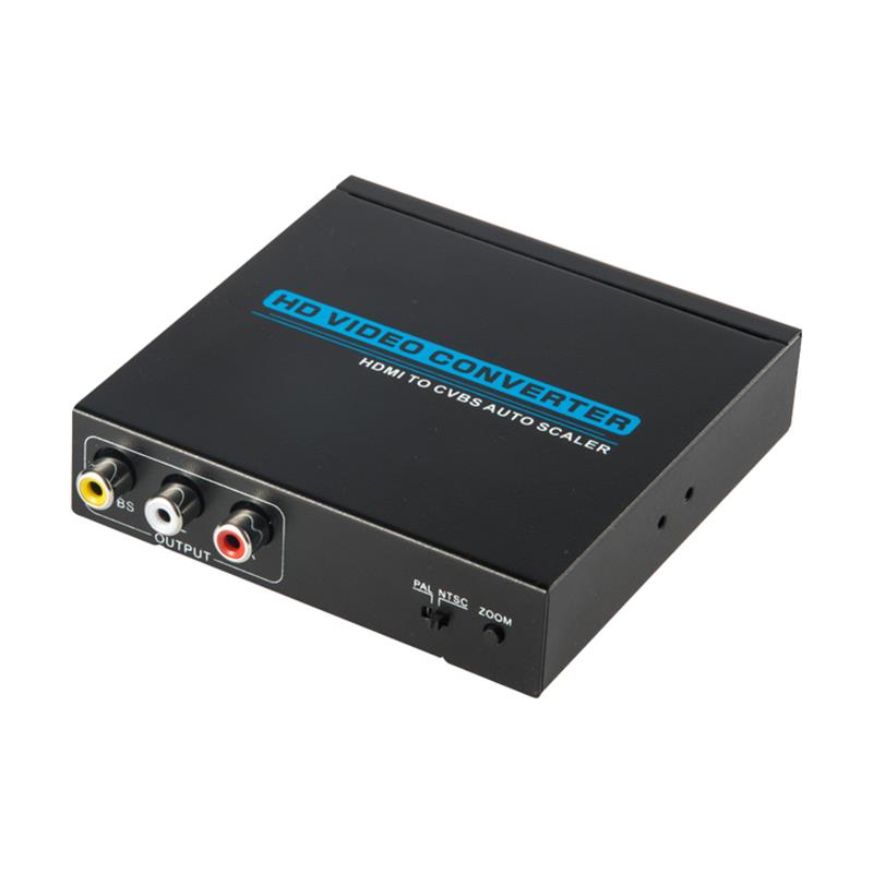 Korkealaatuinen HDMI-AV \/ CVBS-muunnin Auto Scaler 1080P