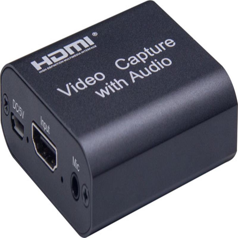 V1.4 HDMI-videokaappaus HDMI-silmukalla, 3,5 mm äänellä
